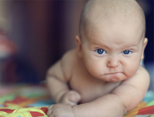 Сердитый грудничок