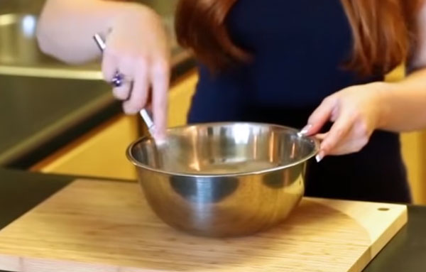 Вымешивание ингредиентов