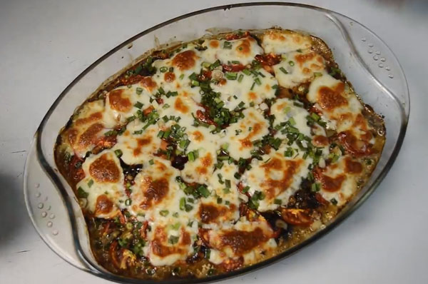 Готовое блюдо в форме