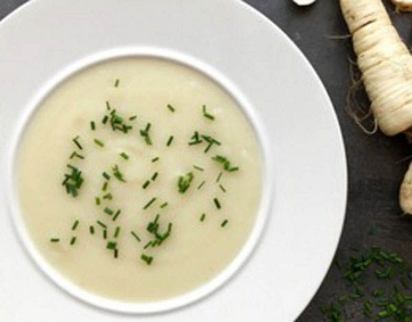 Картофельный суп с зеленью