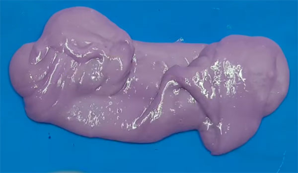 Готовый слайм из соды