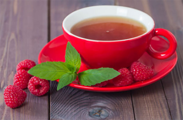 Чай с малиной
