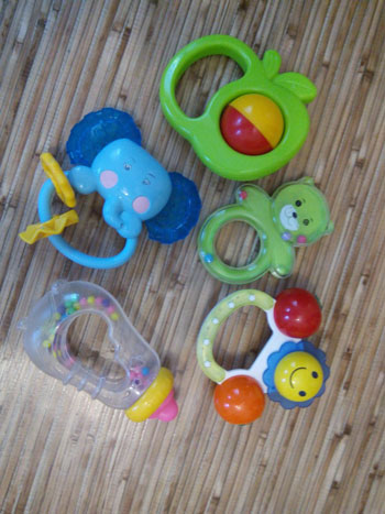Погремушки разного вида