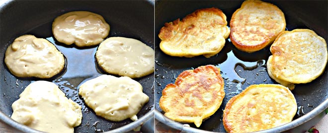 Банановые оладьи банановые оладьи