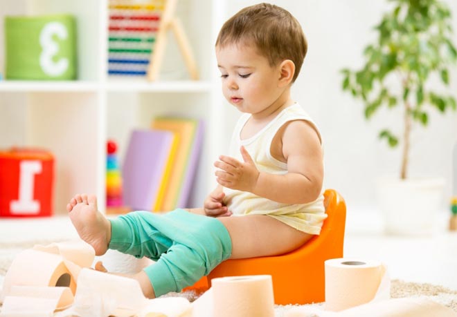 Ребенок на горшке Ребенок на горшке